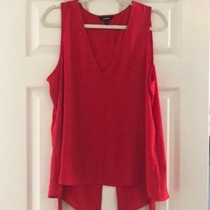 Red express tank top